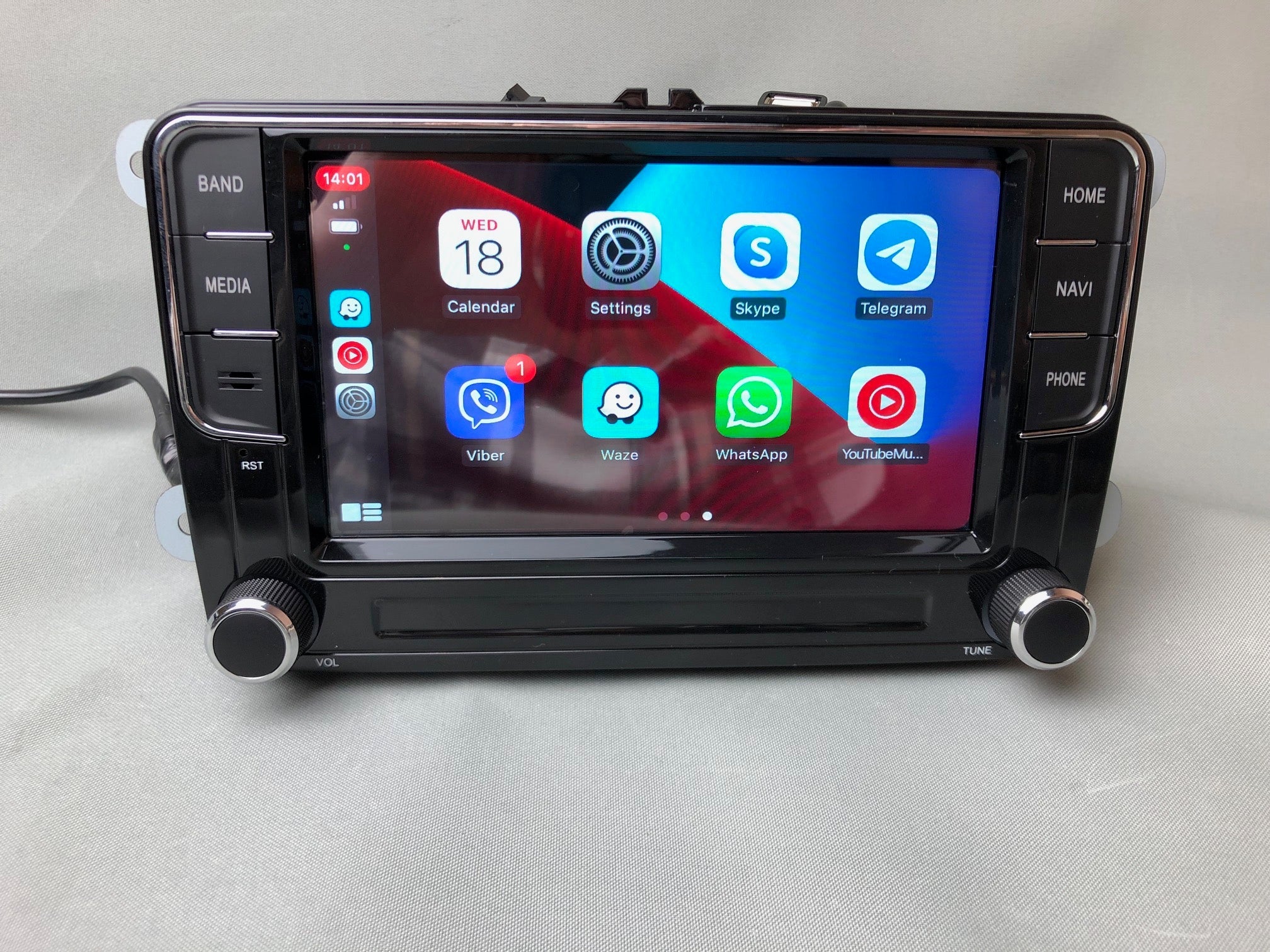Volkswagen vw touran tiguan passat b6 golf mk5 mk6 Android navigation gps nav