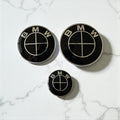3Pcs BMW Emblem / Badge For Steering Wheel, Hood, Trunk
