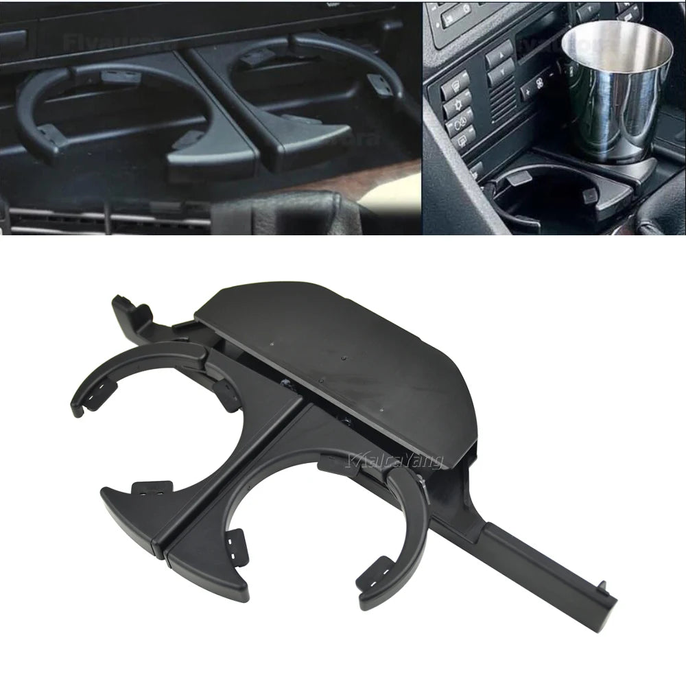 Car Dash Mounted Console Cup Holder Front Right/Left Retractable Drinks Holder for BMW E39 Professional Accessories For BMW