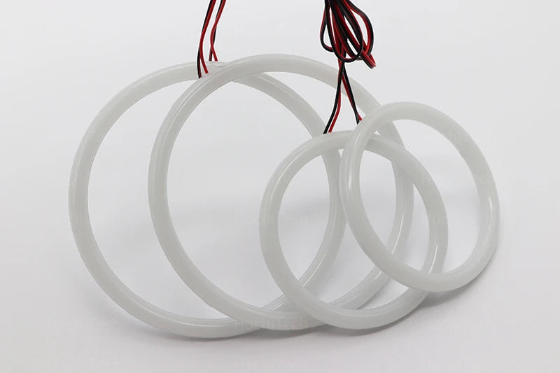 Angel Eyes Kit 6000L Cotton White Ring Light For BMW E46 325ci 330ci Convertible Coupe 2004 2005 2006 LCI Xenon Headlight