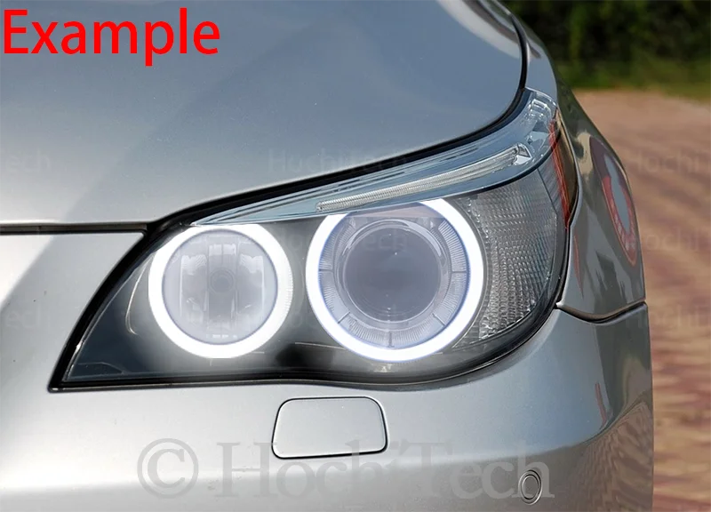 Angel Eyes Kit 6000L Cotton White Ring Light For BMW E46 325ci 330ci Convertible Coupe 2004 2005 2006 LCI Xenon Headlight
