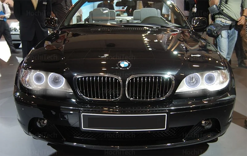 Angel Eyes Kit 6000L Cotton White Ring Light For BMW E46 325ci 330ci Convertible Coupe 2004 2005 2006 LCI Xenon Headlight