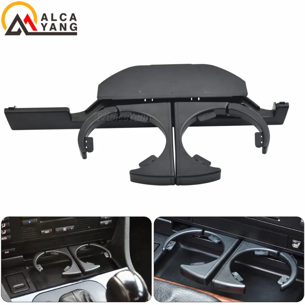 Car Dash Mounted Console Cup Holder Front Right/Left Retractable Drinks Holder for BMW E39 Professional Accessories For BMW