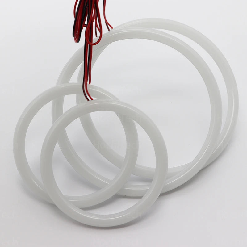 Angel Eyes Kit 6000L Cotton White Ring Light For BMW E46 325ci 330ci Convertible Coupe 2004 2005 2006 LCI Xenon Headlight