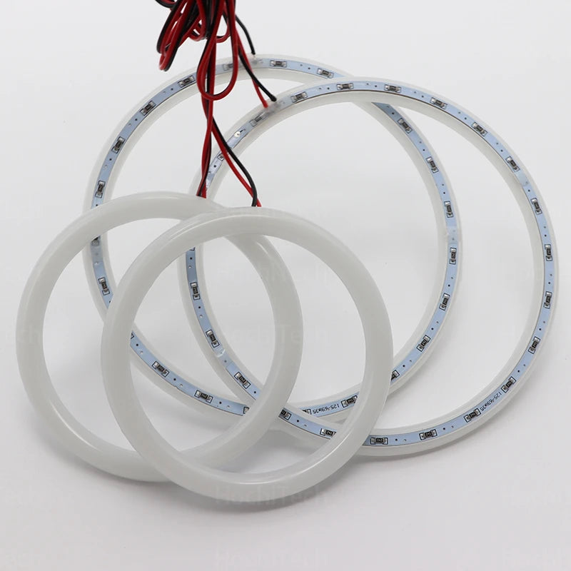 Angel Eyes Kit 6000L Cotton White Ring Light For BMW E46 325ci 330ci Convertible Coupe 2004 2005 2006 LCI Xenon Headlight