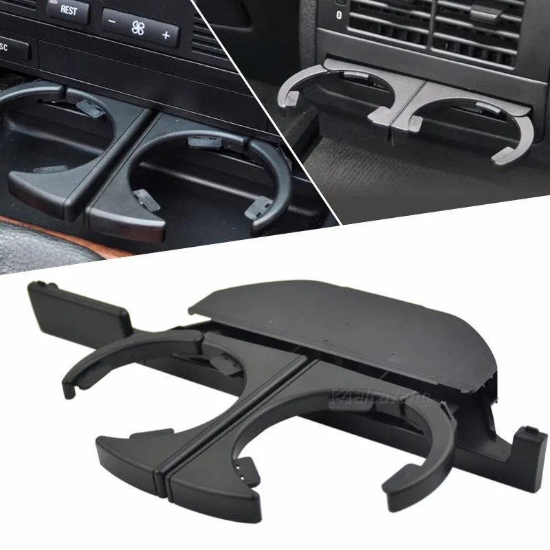 Car Dash Mounted Console Cup Holder Front Right/Left Retractable Drinks Holder for BMW E39 Professional Accessories For BMW