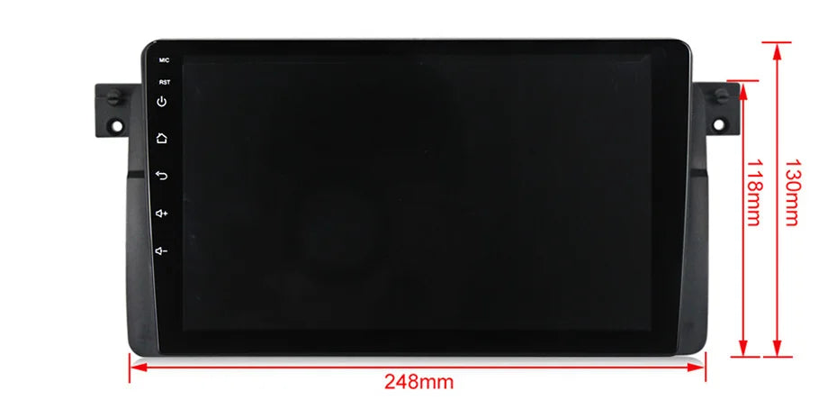 JIUYIN 9 inch Android Smart System For BMW E46 M3 318/320/325/330/335 Carplay Android Auto 2 Din autoradio HD Touch Screen