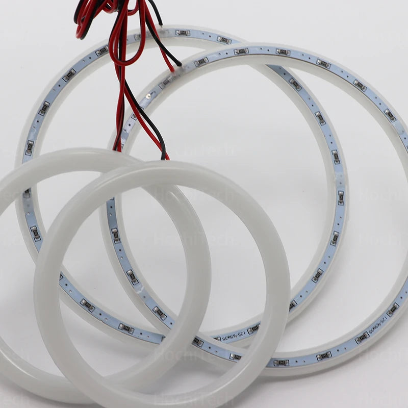 Angel Eyes Kit 6000L Cotton White Ring Light For BMW E46 325ci 330ci Convertible Coupe 2004 2005 2006 LCI Xenon Headlight