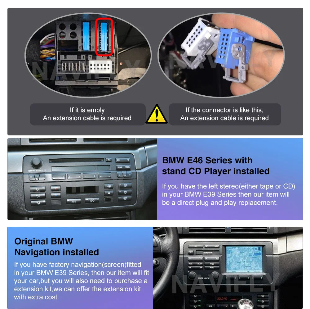 JIUYIN 9 inch Android Smart System For BMW E46 M3 318/320/325/330/335 Carplay Android Auto 2 Din autoradio HD Touch Screen