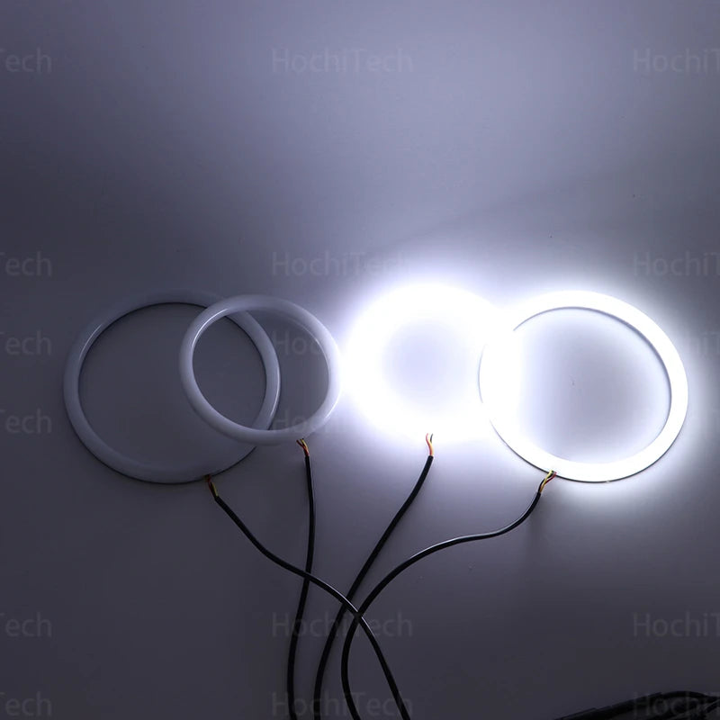 Angel Eyes Kit 6000L Cotton White Ring Light For BMW E46 325ci 330ci Convertible Coupe 2004 2005 2006 LCI Xenon Headlight