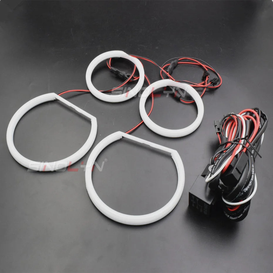 Sinolyn LED Angel Eyes For BMW E60 E61 520i 525i 530i 540i 545i 550i M5 Switchback Halo Rings Car Accessories Automotive Goods