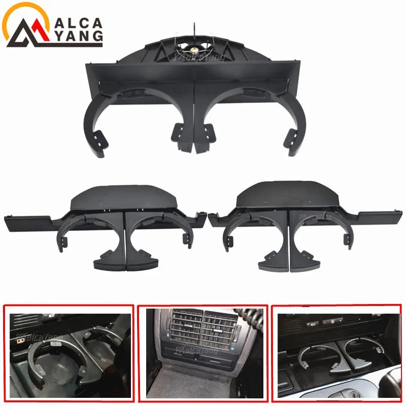 Car Dash Mounted Console Cup Holder Front Right/Left Retractable Drinks Holder for BMW E39 Professional Accessories For BMW