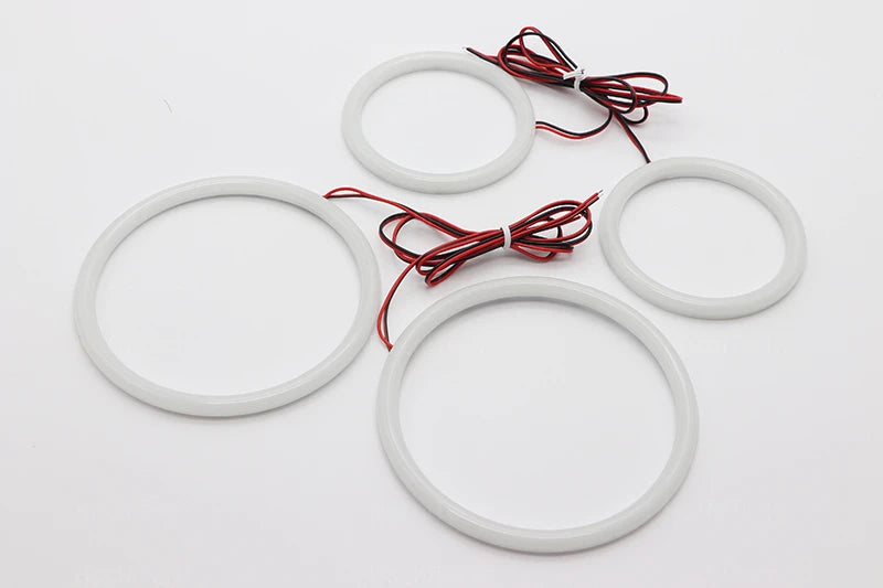 Angel Eyes Kit 6000L Cotton White Ring Light For BMW E46 325ci 330ci Convertible Coupe 2004 2005 2006 LCI Xenon Headlight