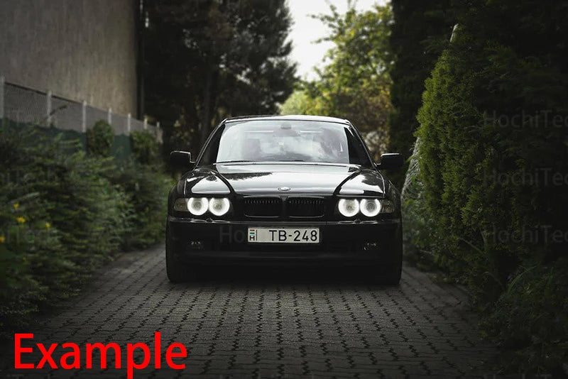 Angel Eyes Kit 6000L Cotton White Ring Light For BMW E46 325ci 330ci Convertible Coupe 2004 2005 2006 LCI Xenon Headlight