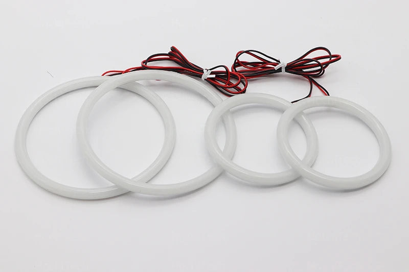 Angel Eyes Kit 6000L Cotton White Ring Light For BMW E46 325ci 330ci Convertible Coupe 2004 2005 2006 LCI Xenon Headlight