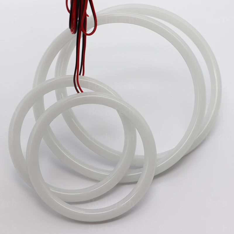 Angel Eyes Kit 6000L Cotton White Ring Light For BMW E46 325ci 330ci Convertible Coupe 2004 2005 2006 LCI Xenon Headlight