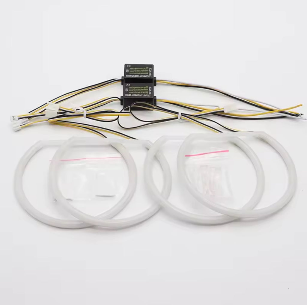 BMW E39 Cotton Angel Eyes (white / yellow)