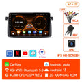 JIUYIN 9 inch Android Smart System For BMW E46 M3 318/320/325/330/335 Carplay Android Auto 2 Din autoradio HD Touch Screen