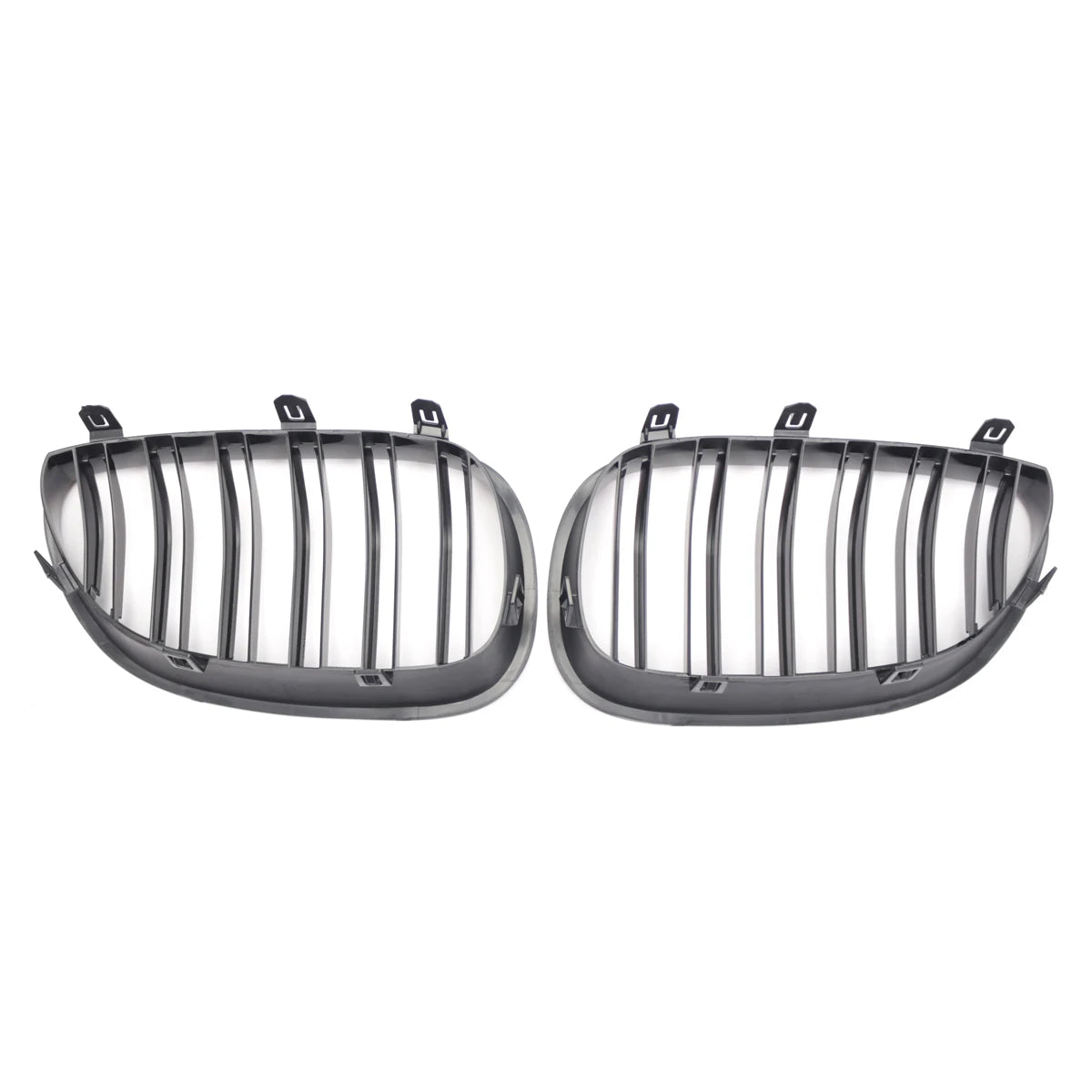 Double Line Front Bumper Kidney Grille For BMW E60 E61 M5 5 Series 520i 545i 550i 535i 2003-2010 Car Sport Racing Grill
