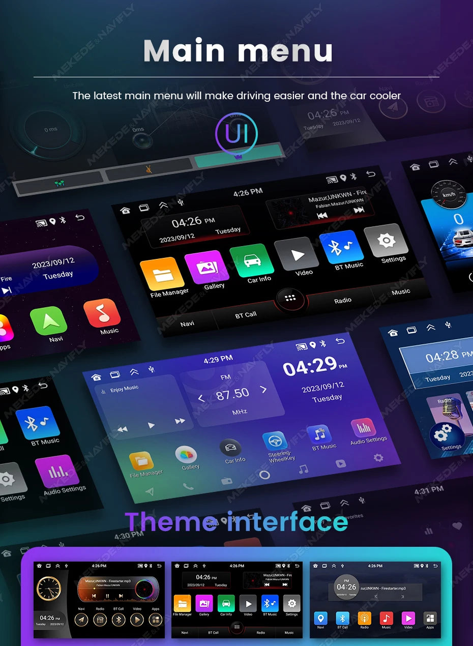 NaviFly Android Car Radio For BMW E39 M5 1997 1998 1999 2000-2003 Multimedia CarPlay AUTO SWC GPS Navigation Stereo Player BT