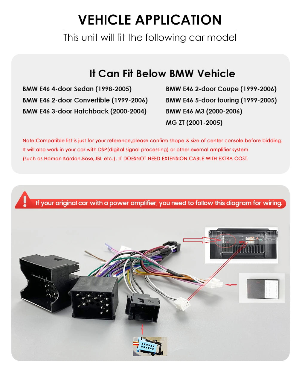 Hizpo Android Auto Car Multimedia Radio For BMW E46 M3 318/320/325/330/335 4G CarPlay GPS 2din Autoradio Navigation Wifi DSP RDS