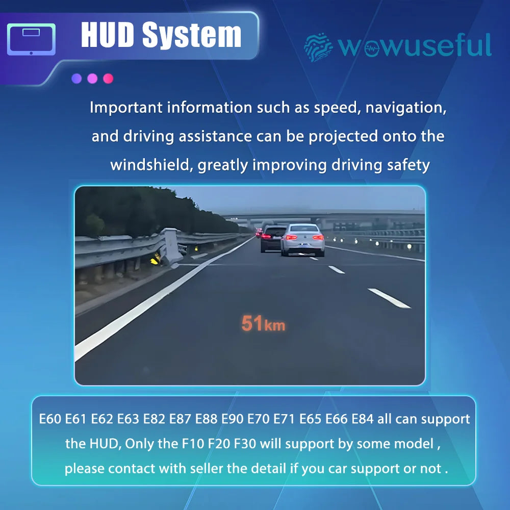 12.3'' Digital Dashboard For BMW F10 F11 F18 F06 F12 F13 F01 F02 F03 F25 F26 F15 F16 LCD Panel Speedometer Virtual Instrument