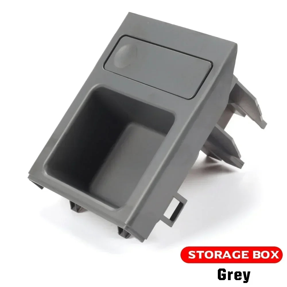 New Double Hole Car Styling Front Center Console Storage Box Coin + Cup Holder For BMW E46 Series 1999-2006 51168217953