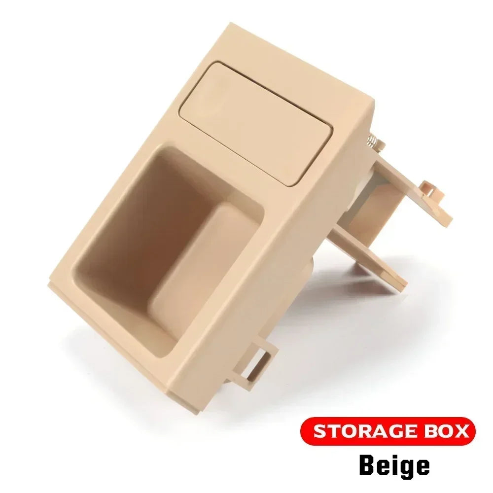 New Double Hole Car Styling Front Center Console Storage Box Coin + Cup Holder For BMW E46 Series 1999-2006 51168217953