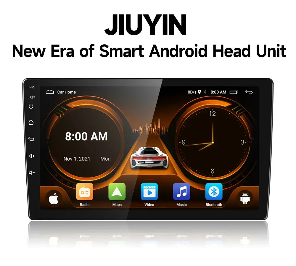 JIUYIN 9 inch Android Smart System For BMW E46 M3 318/320/325/330/335 Carplay Android Auto 2 Din autoradio HD Touch Screen