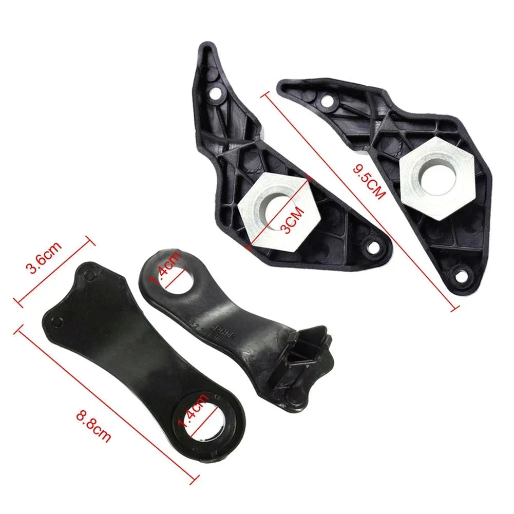2Pairs Right+Left Headlight Repair Brackets For BMW E60 E61 525i 530i 540i 545i 550i Front Side Car Lamps Brackets Accessories