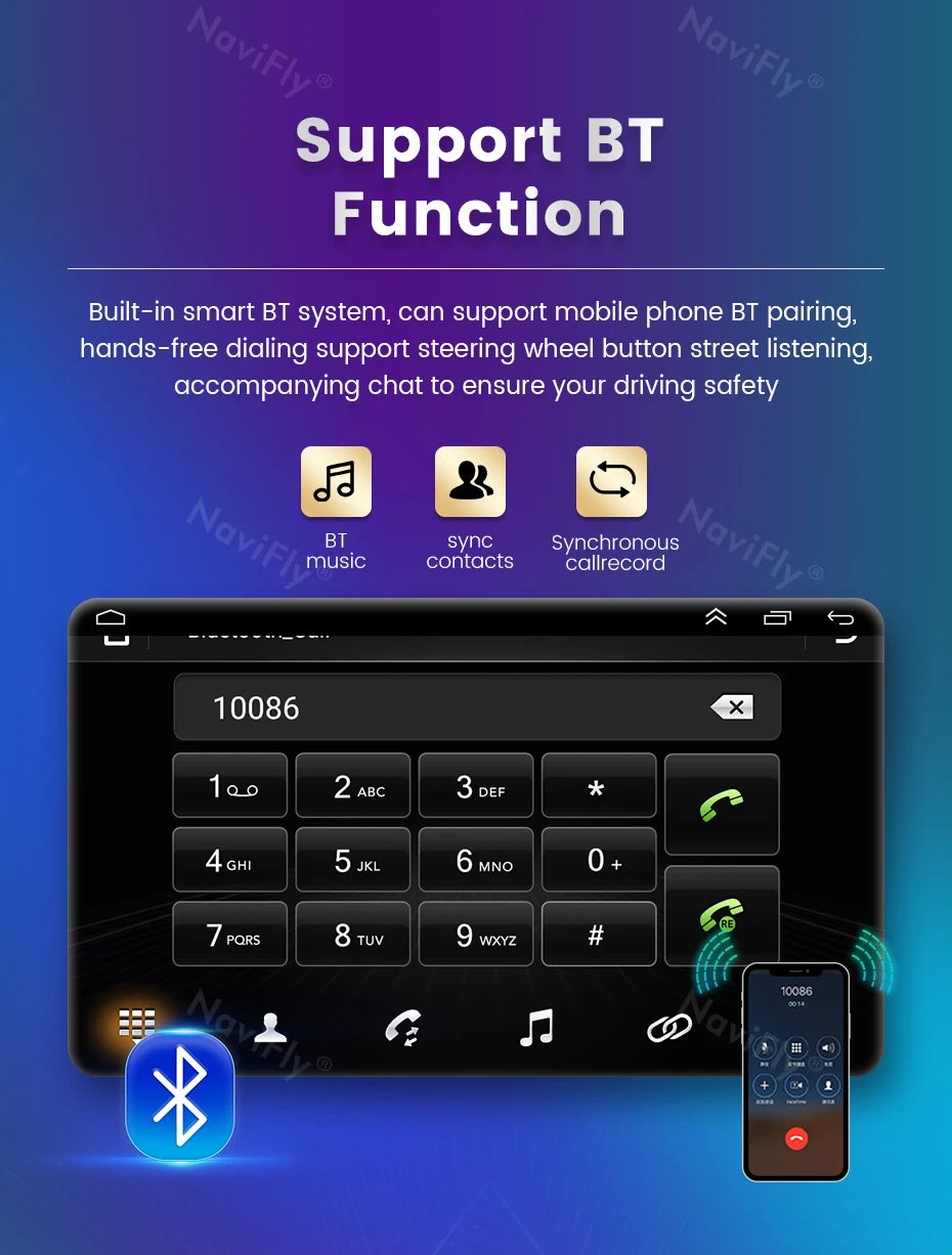 NaviFly Android Car Radio For BMW E39 M5 1997 1998 1999 2000-2003 Multimedia CarPlay AUTO SWC GPS Navigation Stereo Player BT