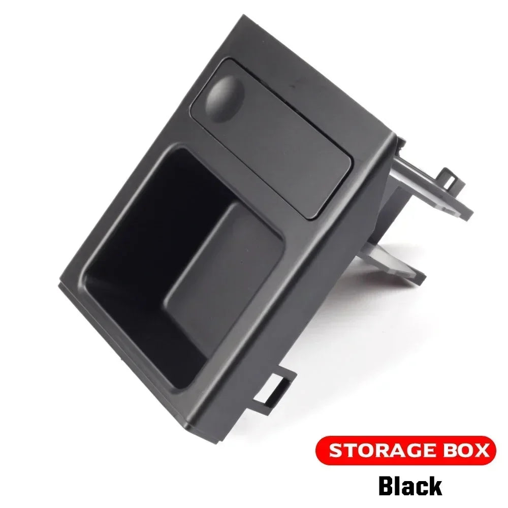 New Double Hole Car Styling Front Center Console Storage Box Coin + Cup Holder For BMW E46 Series 1999-2006 51168217953