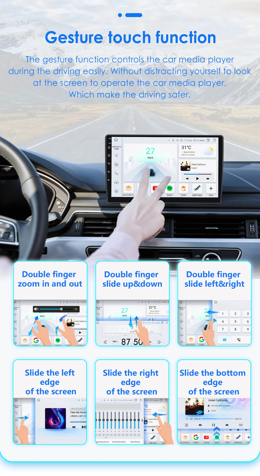 Hizpo Android Auto Car Multimedia Radio For BMW E46 M3 318/320/325/330/335 4G CarPlay GPS 2din Autoradio Navigation Wifi DSP RDS