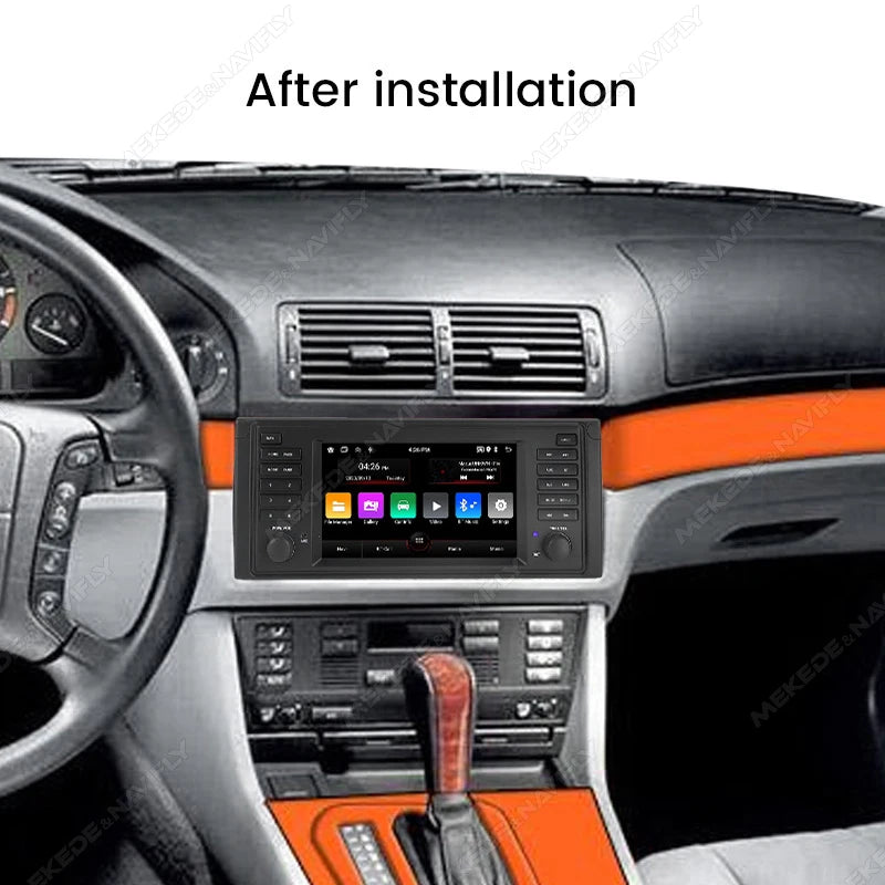 NaviFly Android Car Radio For BMW E39 M5 1997 1998 1999 2000-2003 Multimedia CarPlay AUTO SWC GPS Navigation Stereo Player BT