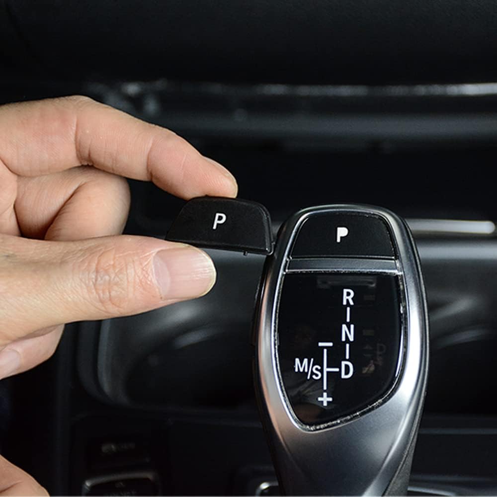 Matte Black Glossy Black Sports Shift Knob Parking Button For BMW F10 F20 F22 F30 F32 F25 F26 F15 F16