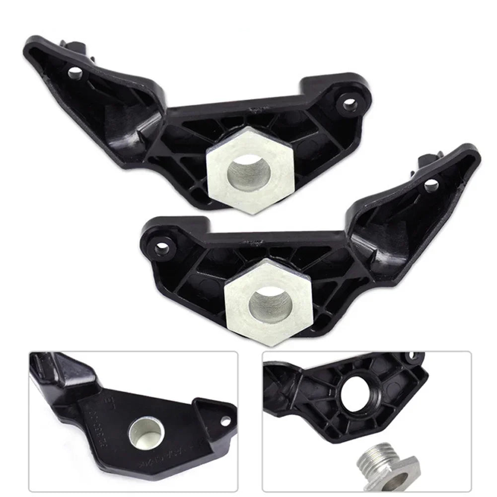 2Pairs Right+Left Headlight Repair Brackets For BMW E60 E61 525i 530i 540i 545i 550i Front Side Car Lamps Brackets Accessories