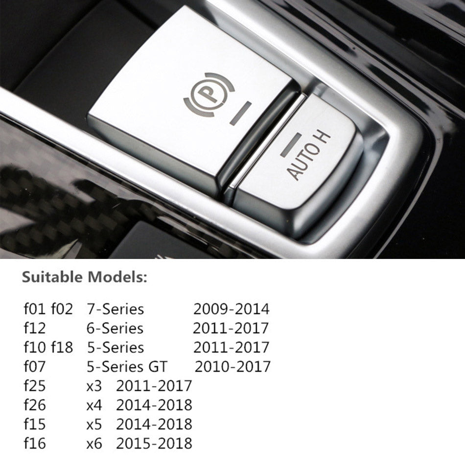 Chrome Car Button Covers Stickers Car Interior Accessories For BMW F10 F07 F06 F20 F30 F32 F01 F02 F25 F26 Car Styling Decors