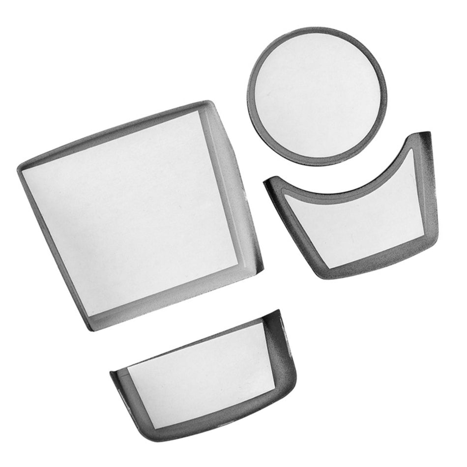 Chrome Car Button Covers Stickers Car Interior Accessories For BMW F10 F07 F06 F20 F30 F32 F01 F02 F25 F26 Car Styling Decors